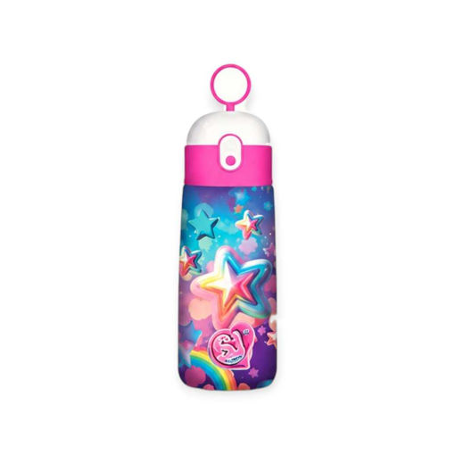 Picture of SEVEN STARS THERMAL BOTTLE WITH STRAW 460ML